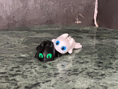 Night Fury & Light Fury Set