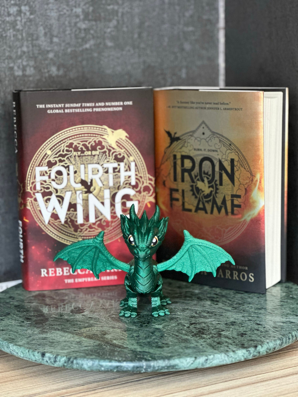 Fourth Wing Dragon Figurines