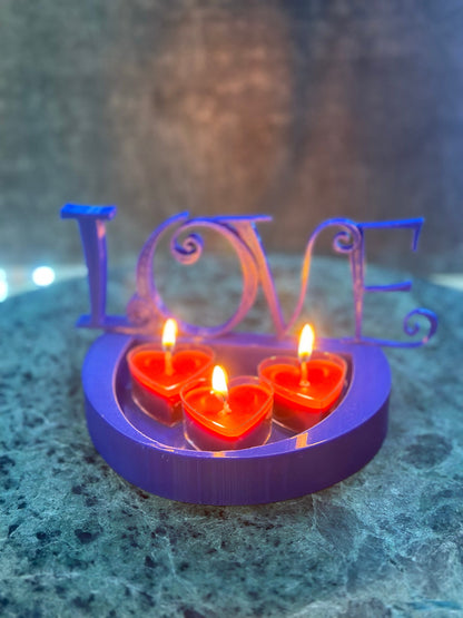 Candle Holder Love