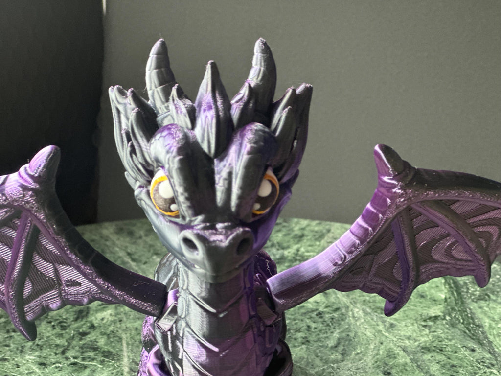 Fourth Wing Iridescent Dragon ‘Onyx Storm’