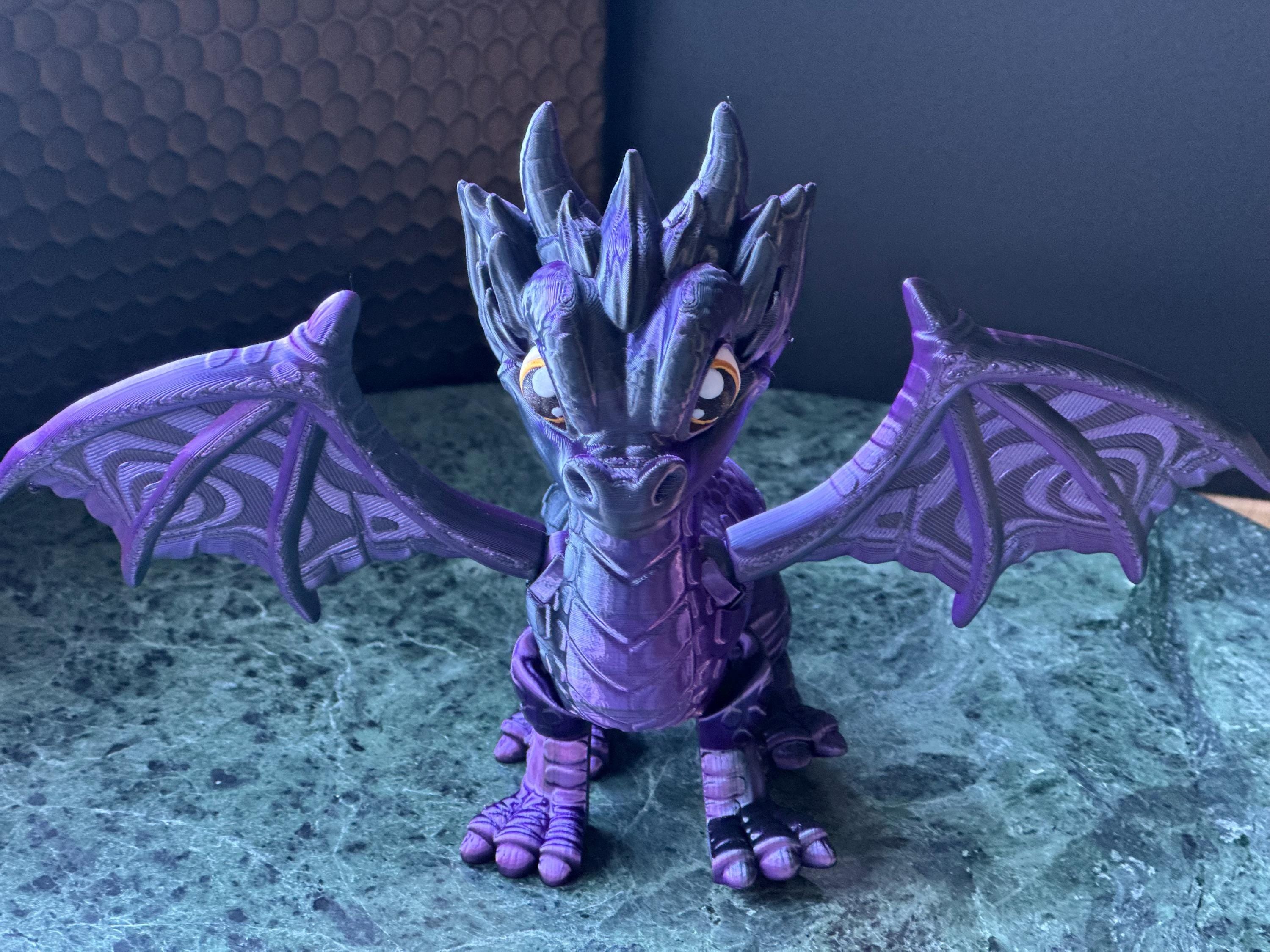 Fourth Wing Iridescent Dragon ‘Onyx Storm’