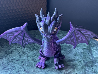 Fourth Wing Iridescent Dragon ‘Onyx Storm’