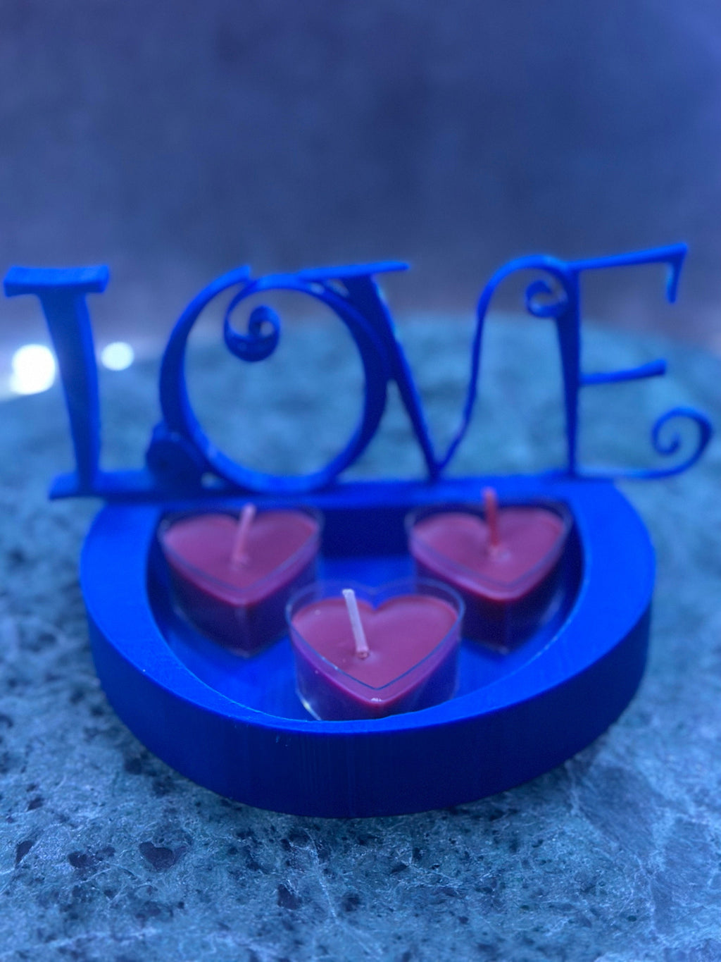 Candle Holder Love