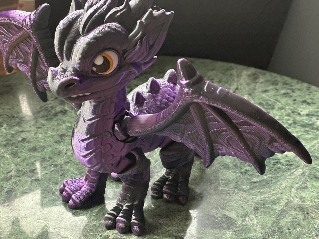 Fourth Wing Iridescent Dragon ‘Onyx Storm’