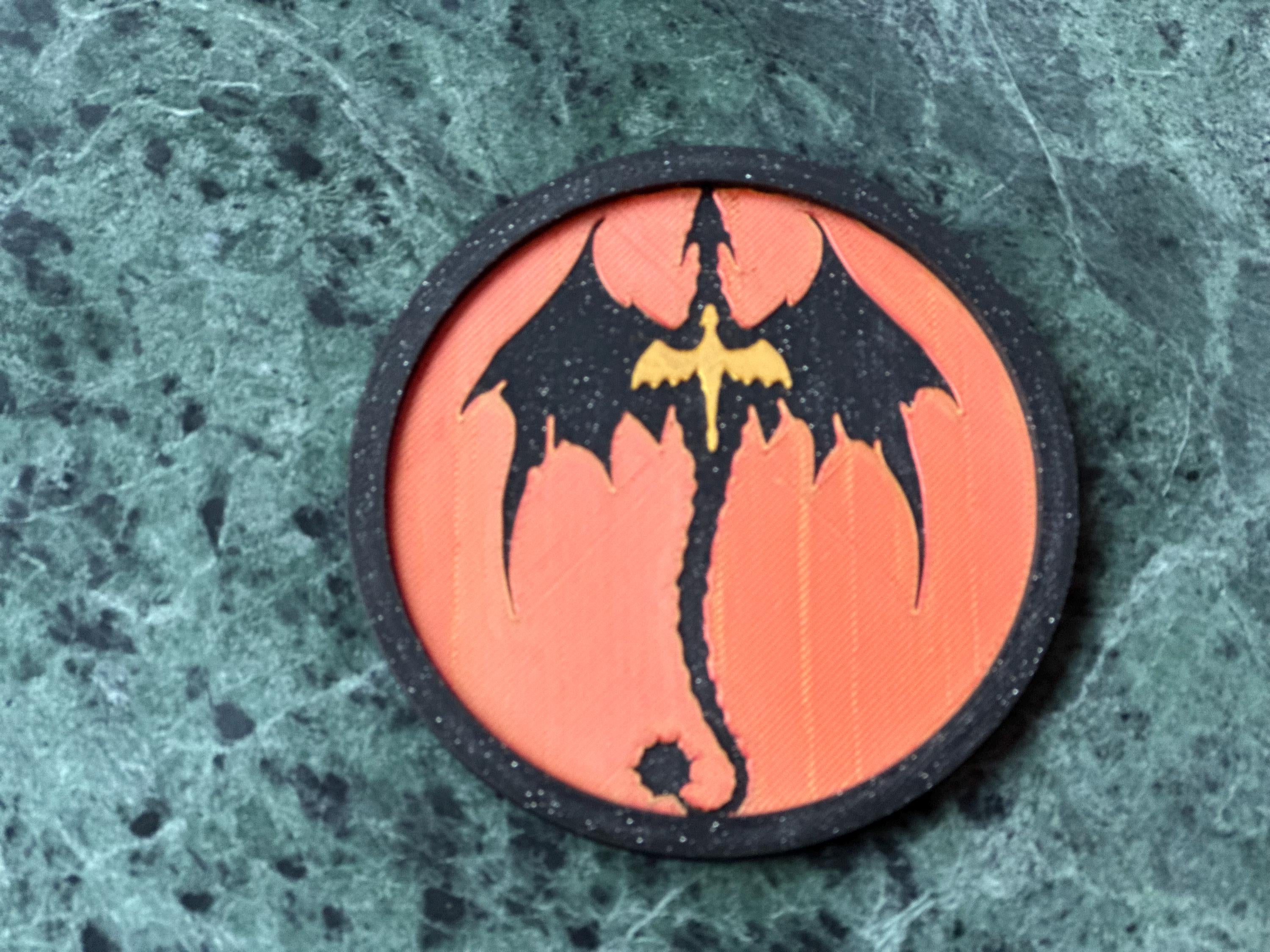 Fourth Wing Dragon Coaster Set + Holder