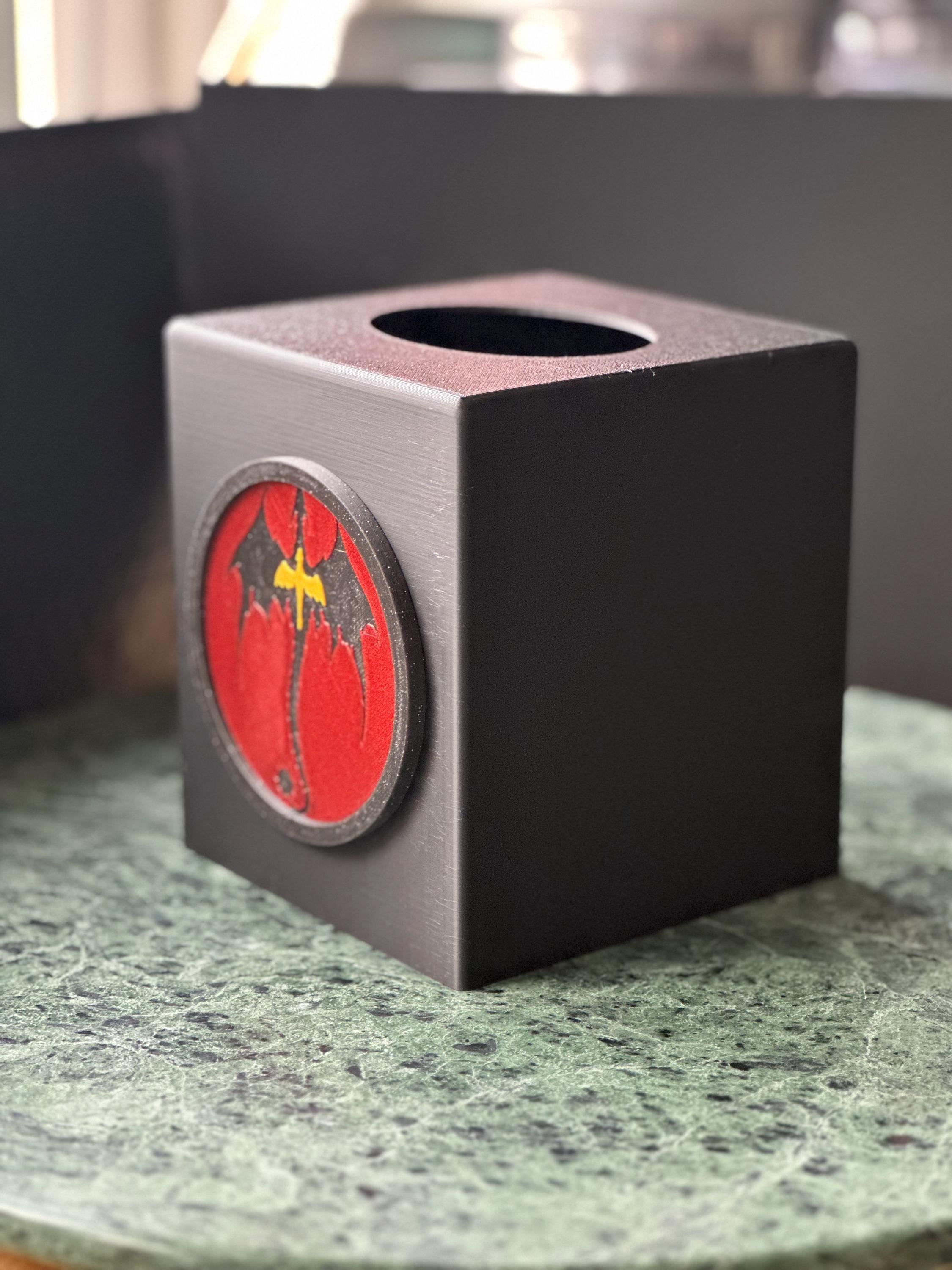 Fourth Wing Dragon Tissue Box Cover