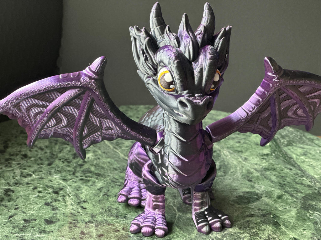 Fourth Wing Iridescent Dragon ‘Onyx Storm’