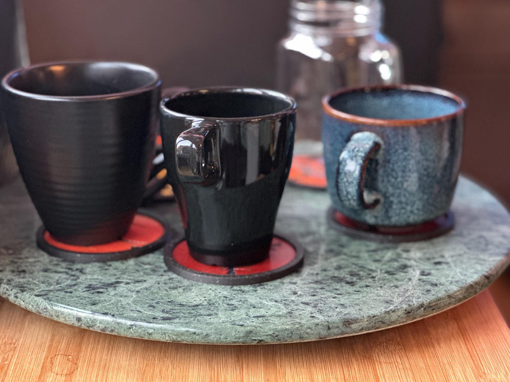 Fourth Wing Dragon Coaster Set + Holder