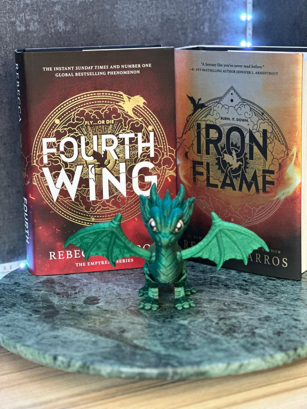Fourth Wing Dragon Figurines