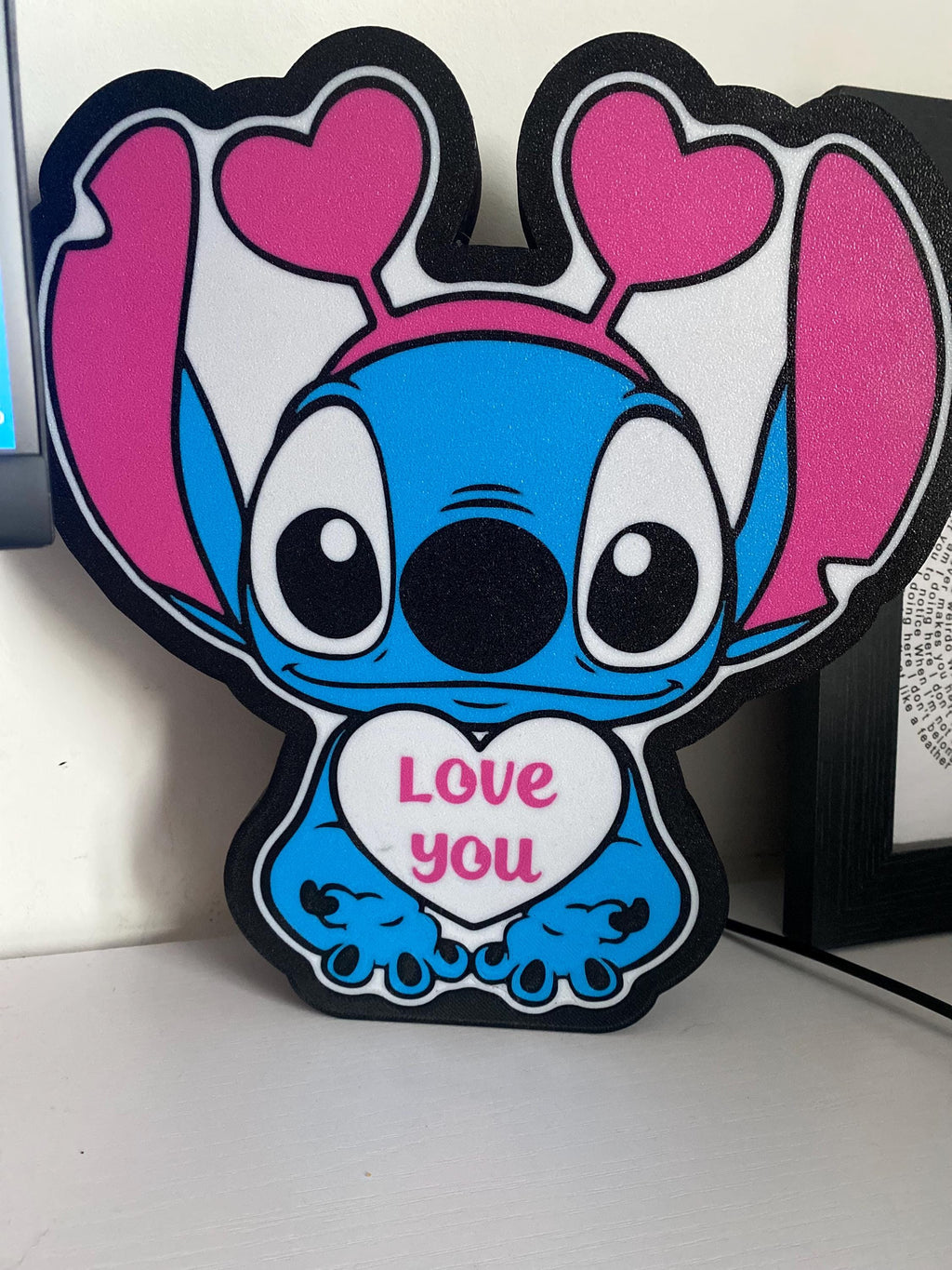 Stitch Love Night Light
