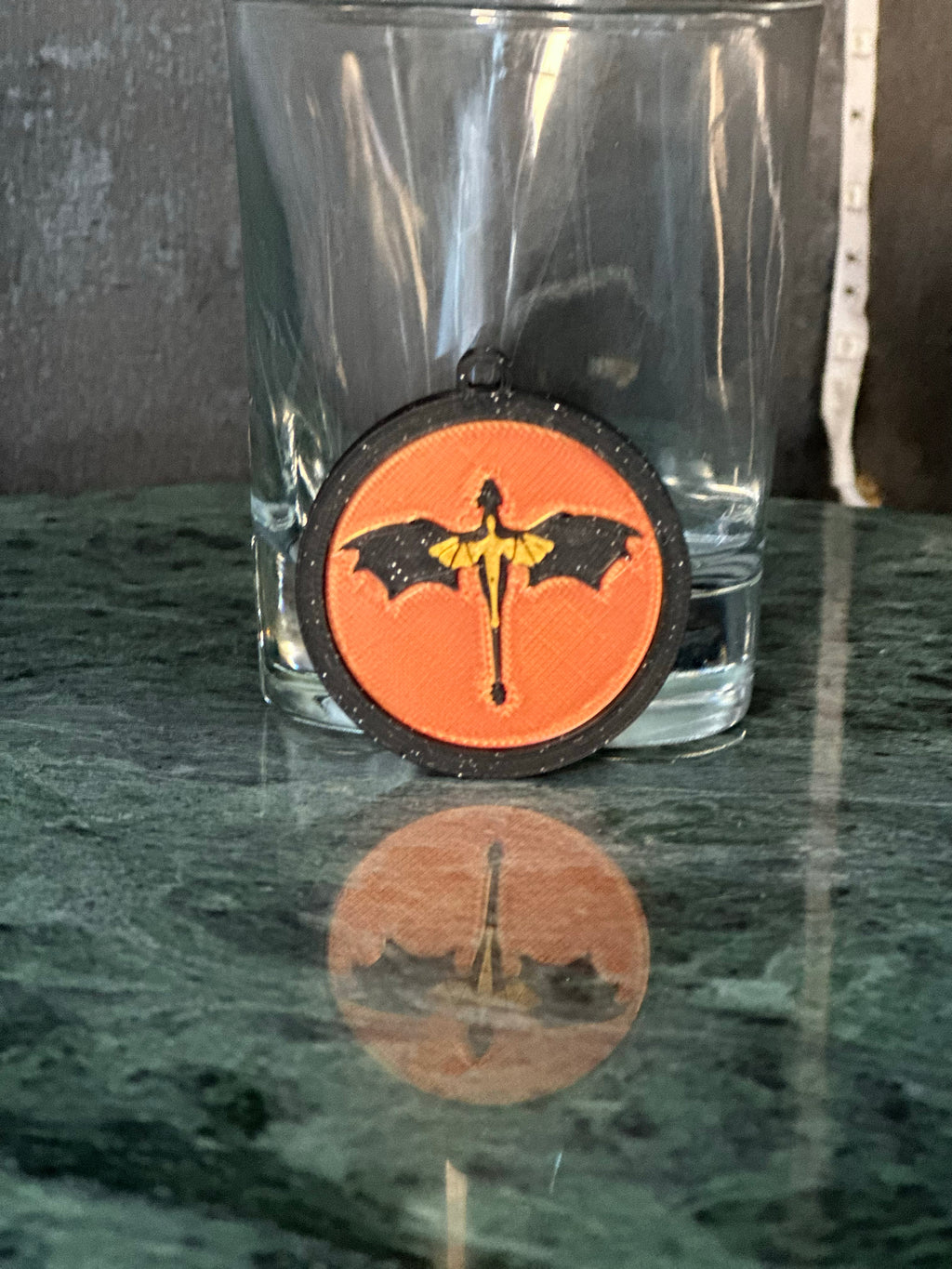 Fourth Wing Dragon Keychain