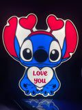 Stitch Love Night Light