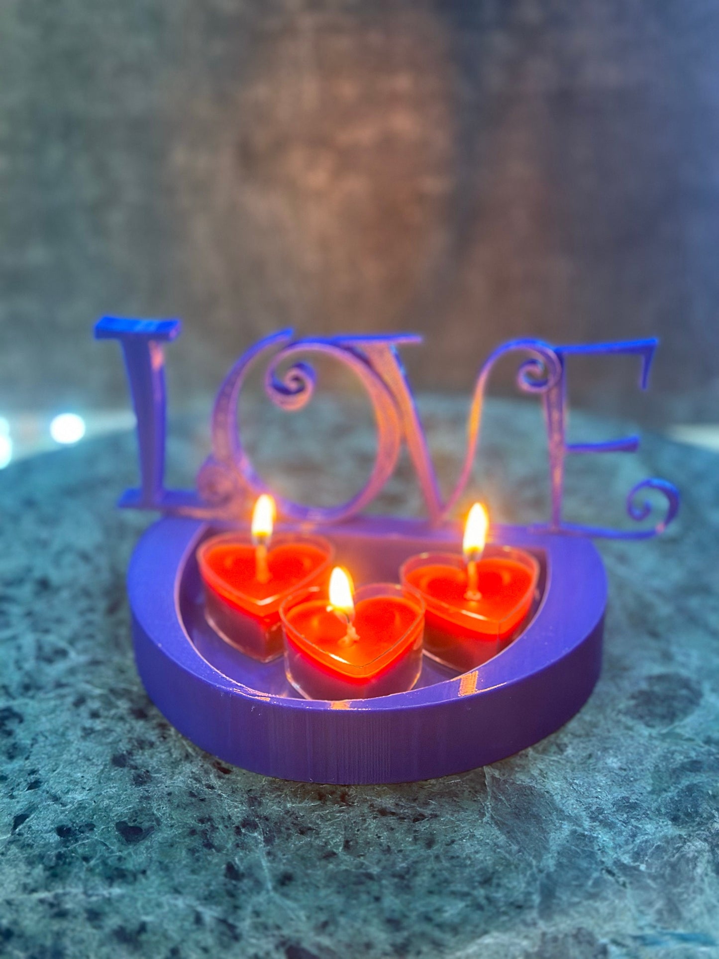 Candle Holder Love