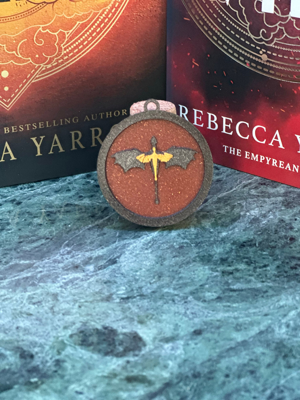 Fourth Wing Dragon Keychain