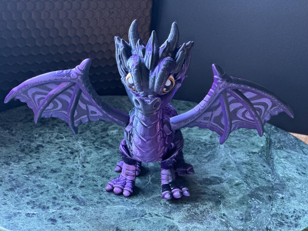 Fourth Wing Iridescent Dragon ‘Onyx Storm’