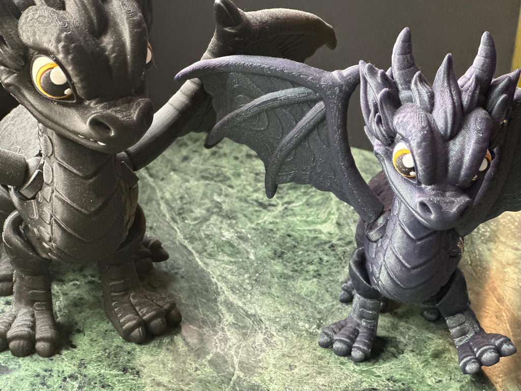 Fourth Wing Iridescent Dragon ‘Onyx Storm’