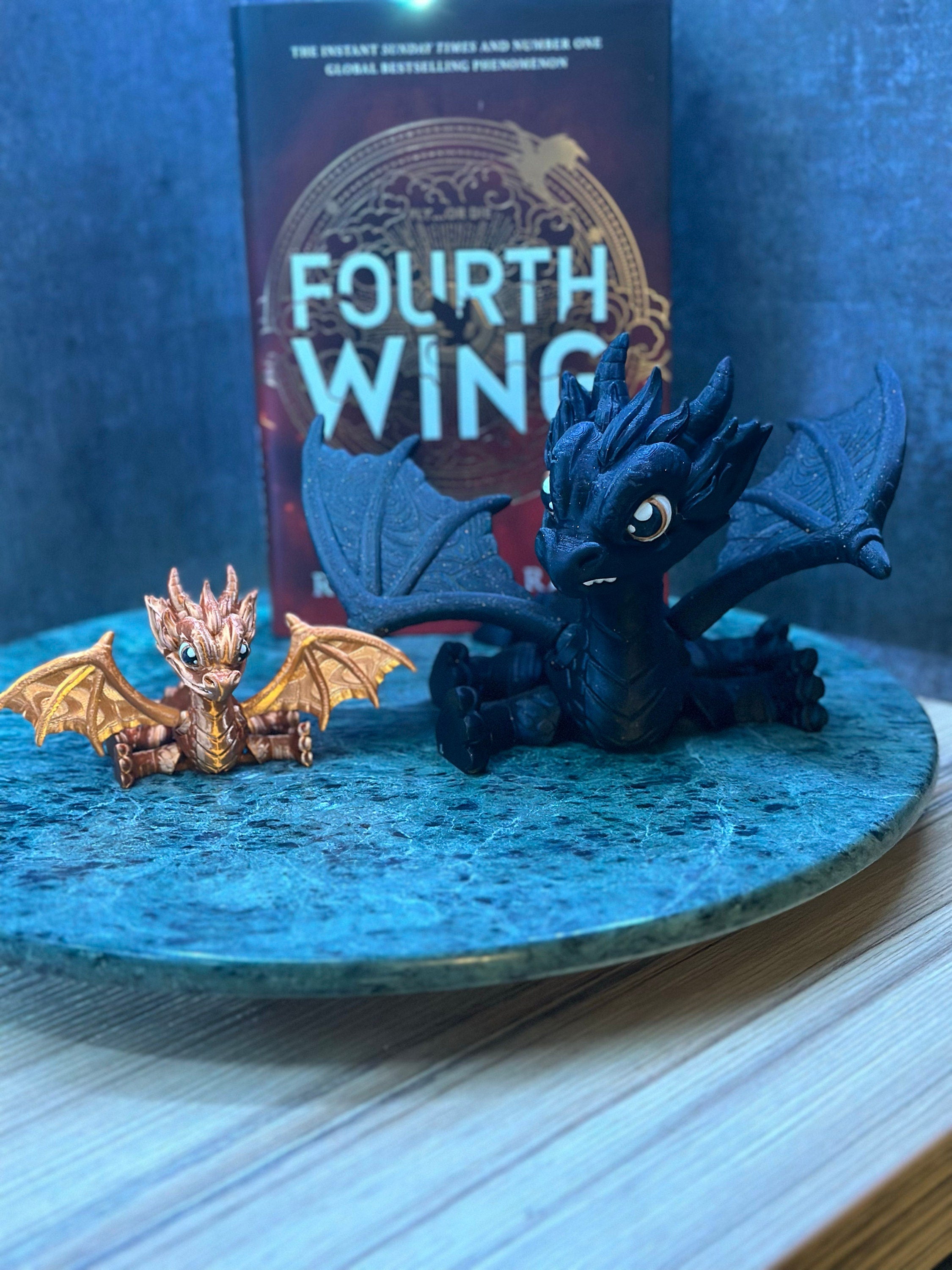 Fourth Wing Tairn Dragon Figurine