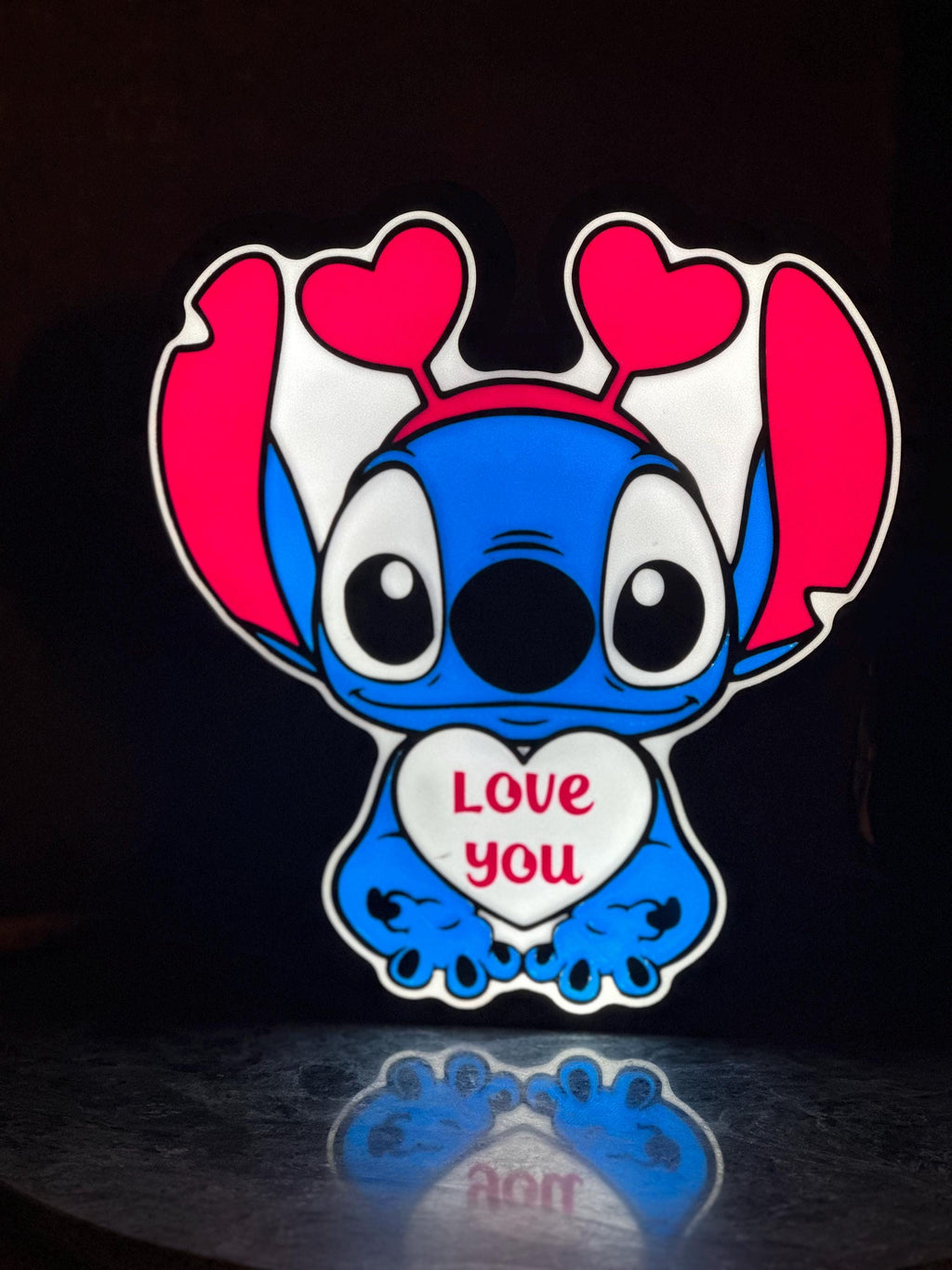 Stitch Love Night Light