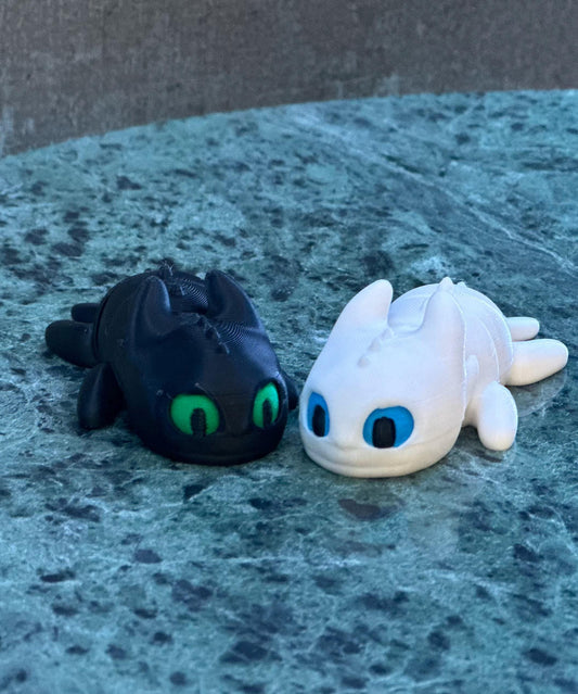 Night Fury & Light Fury Set