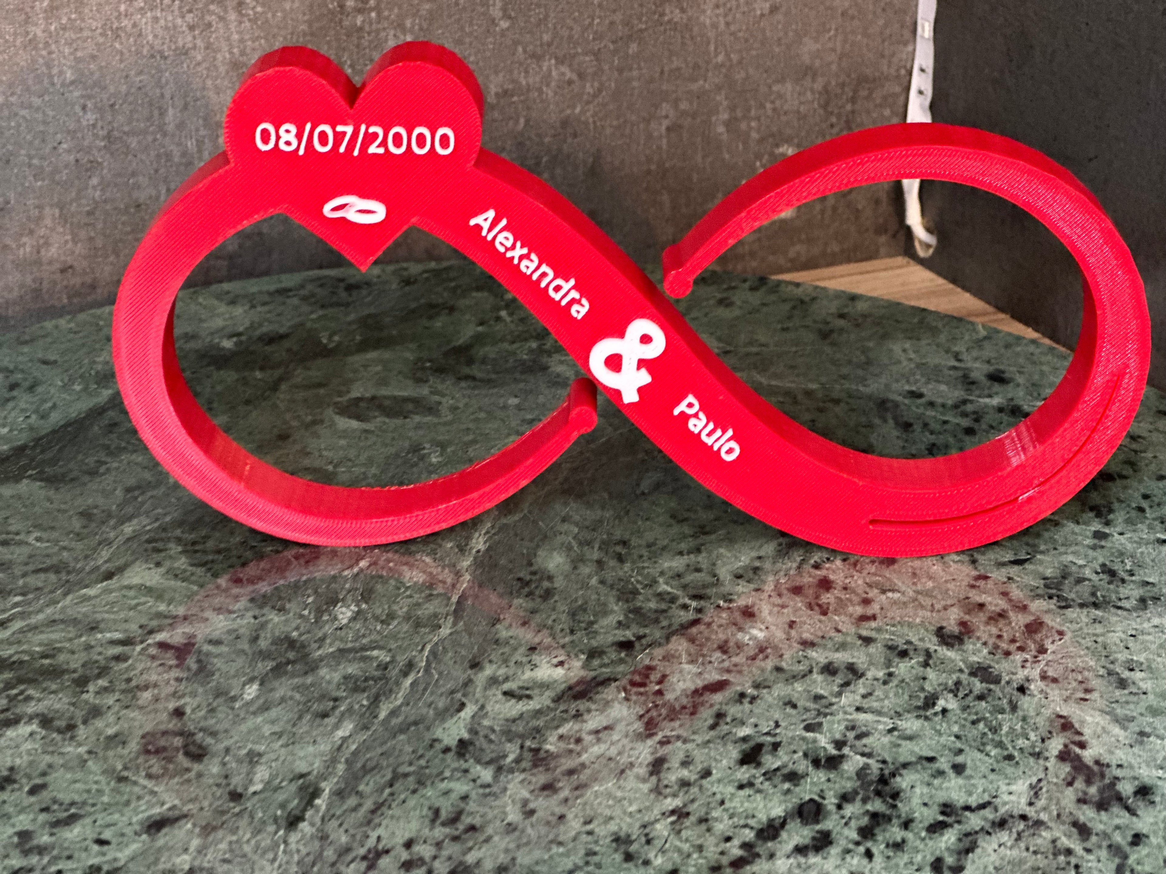 Personalised Infinity Symbol – Custom Name Gift