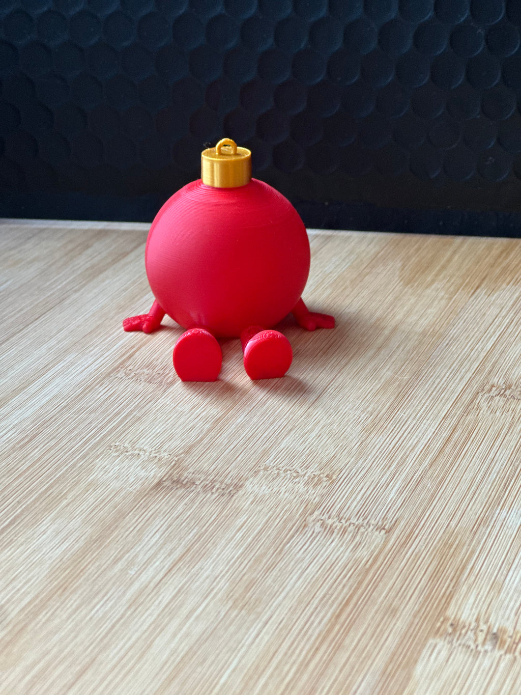 Articulated Christmas Tree & Bauble Figurine