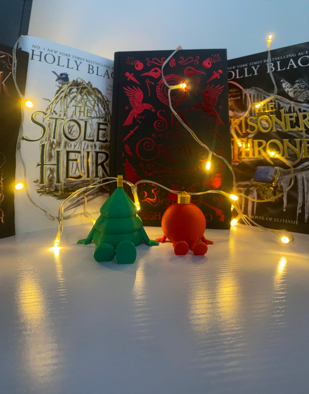 Articulated Christmas Tree & Bauble Figurine