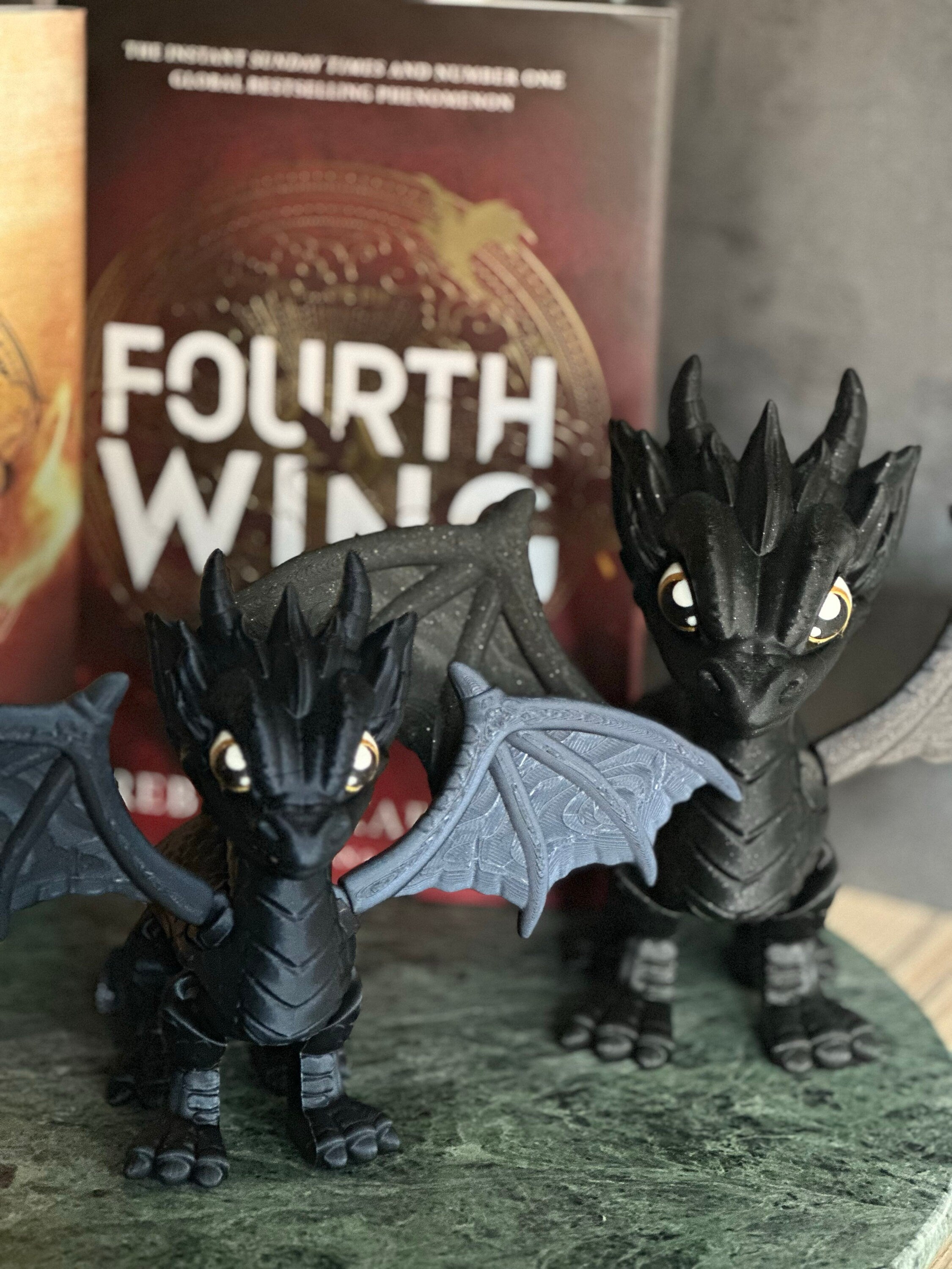 Fourth Wing Blue Dragon