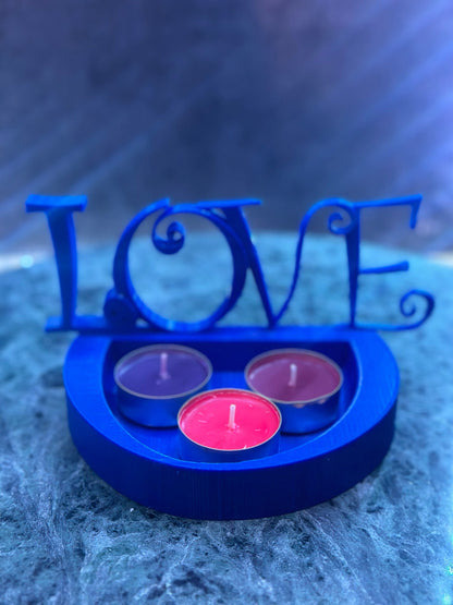 Candle Holder Love
