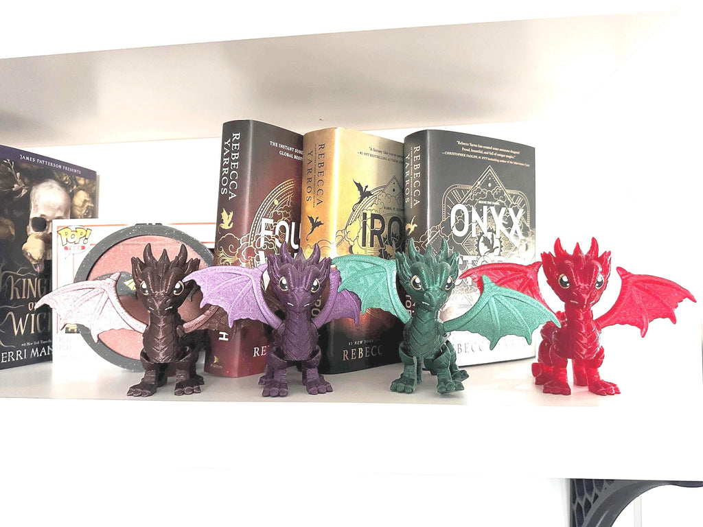 Fourth Wing Dragon Figurines