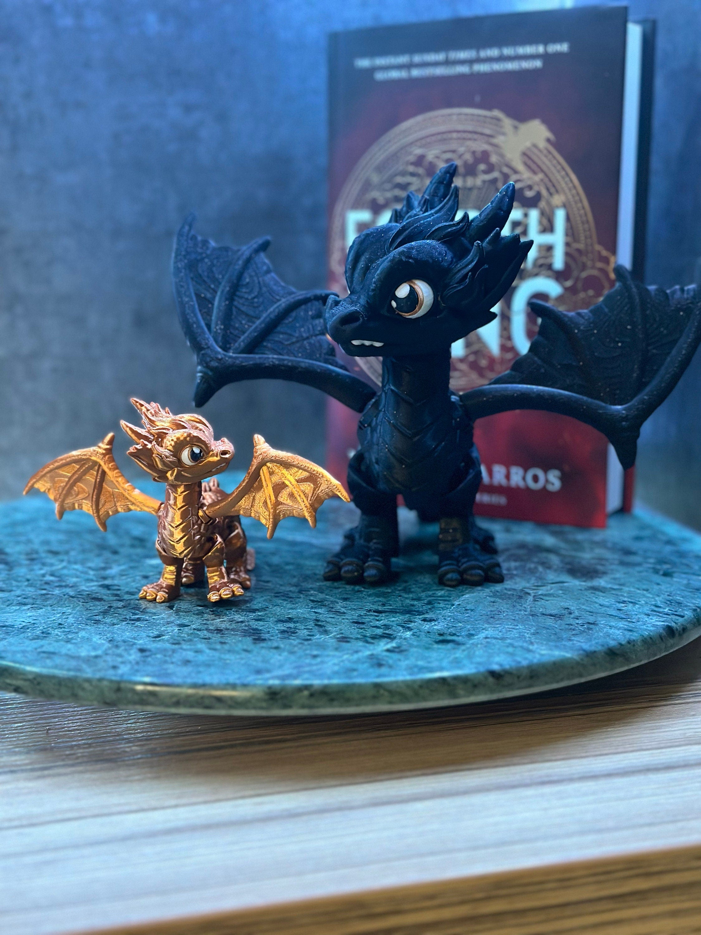 Fourth Wing Tairn Dragon Figurine