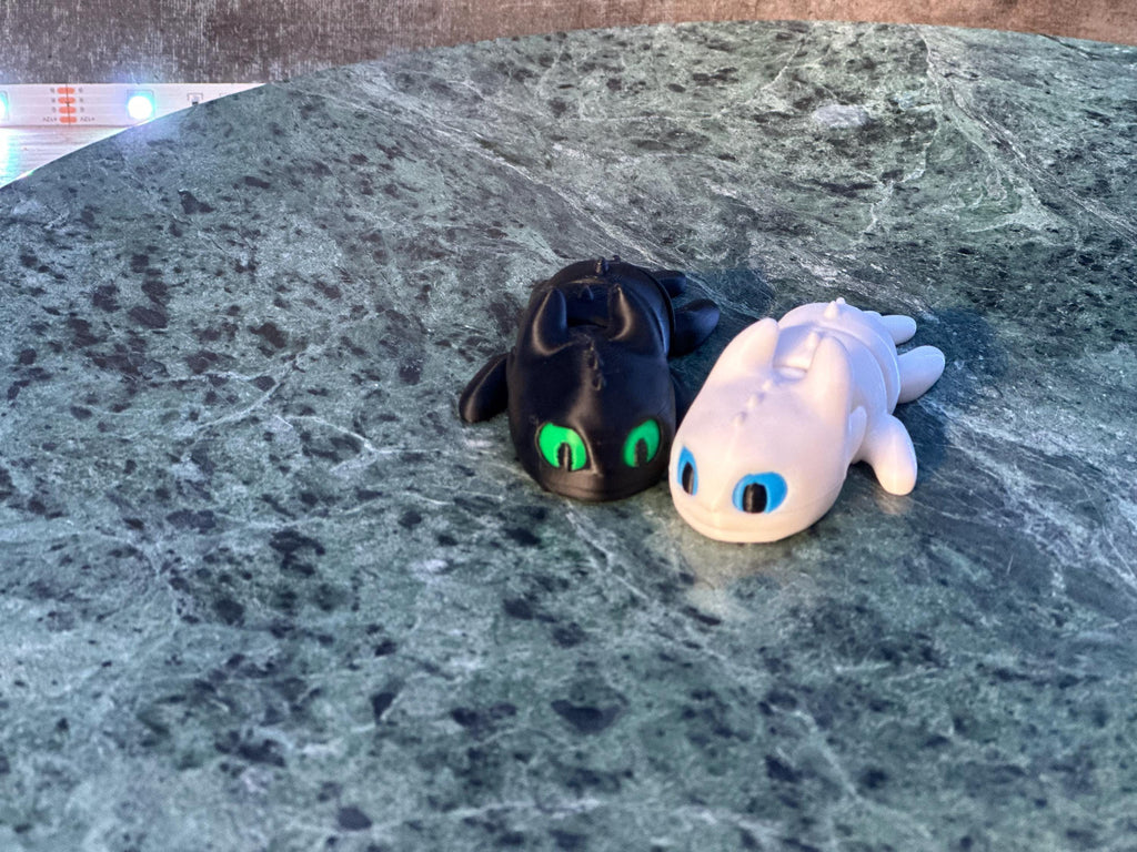 Night Fury & Light Fury Set