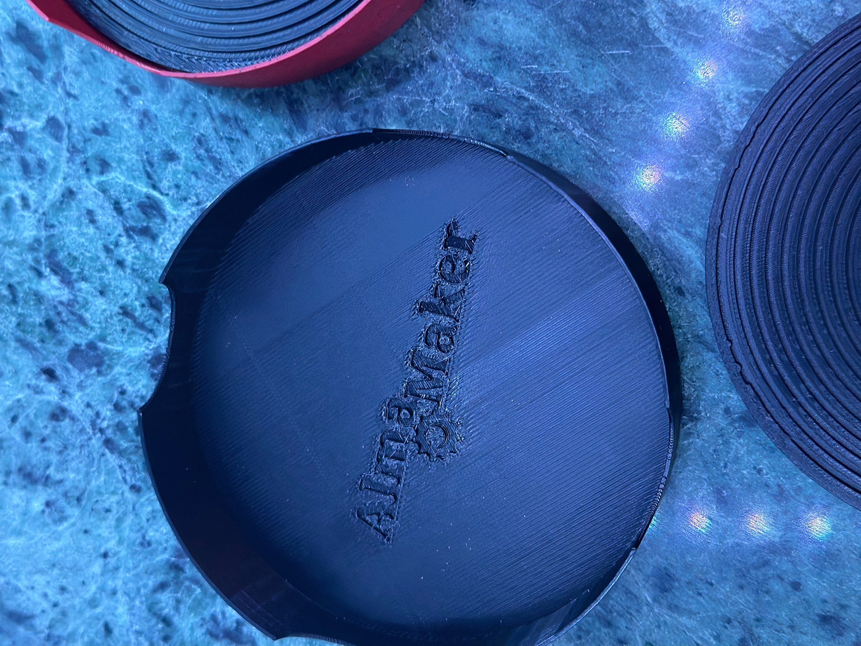 Vinyl Record Coasters Set of 4 + holder