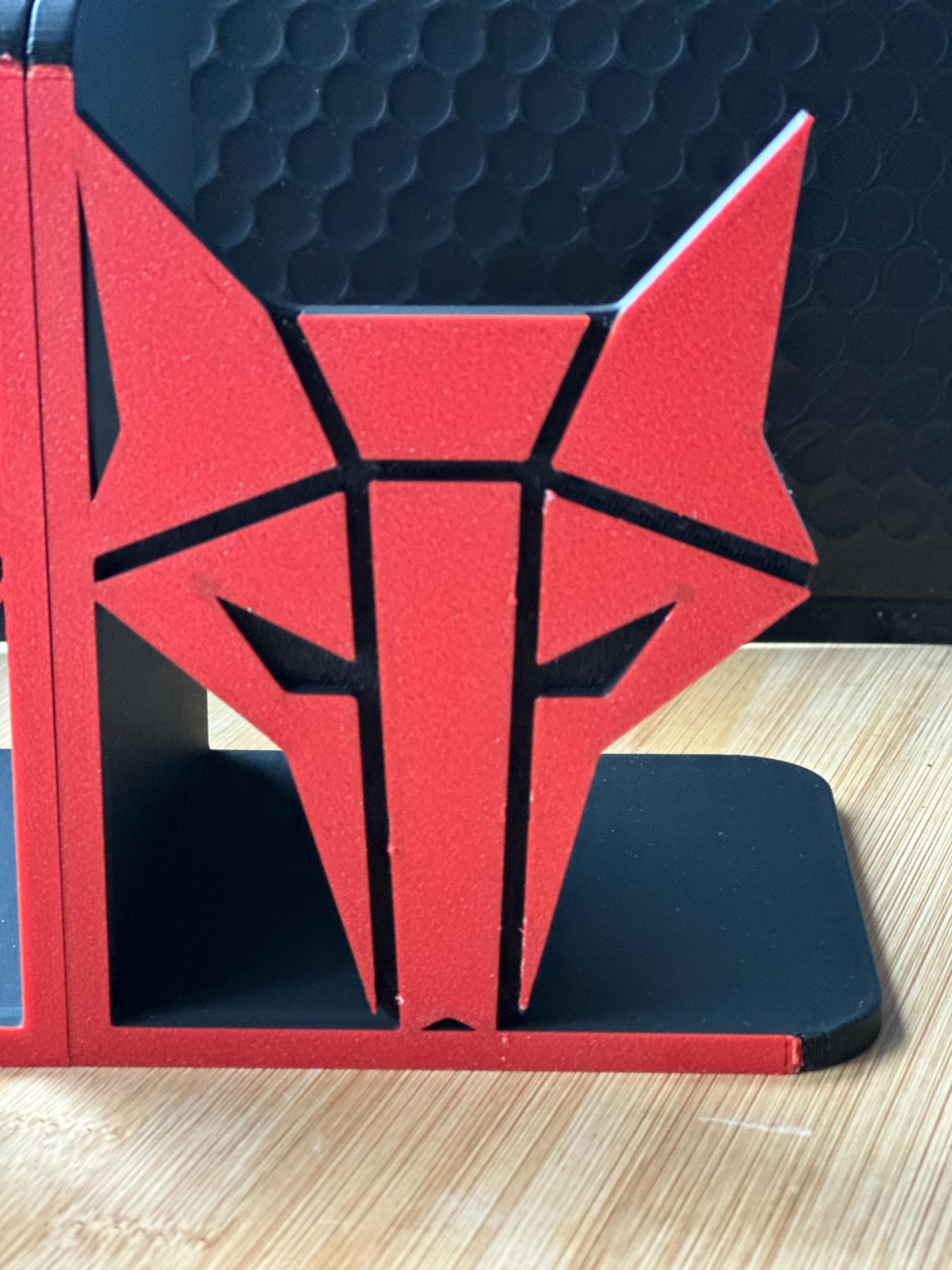 Red Rising Wolf Bookend