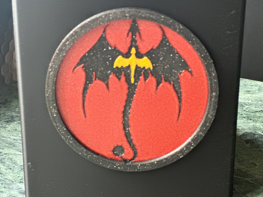 Fourth Wing Dragon Tissue Box Cover