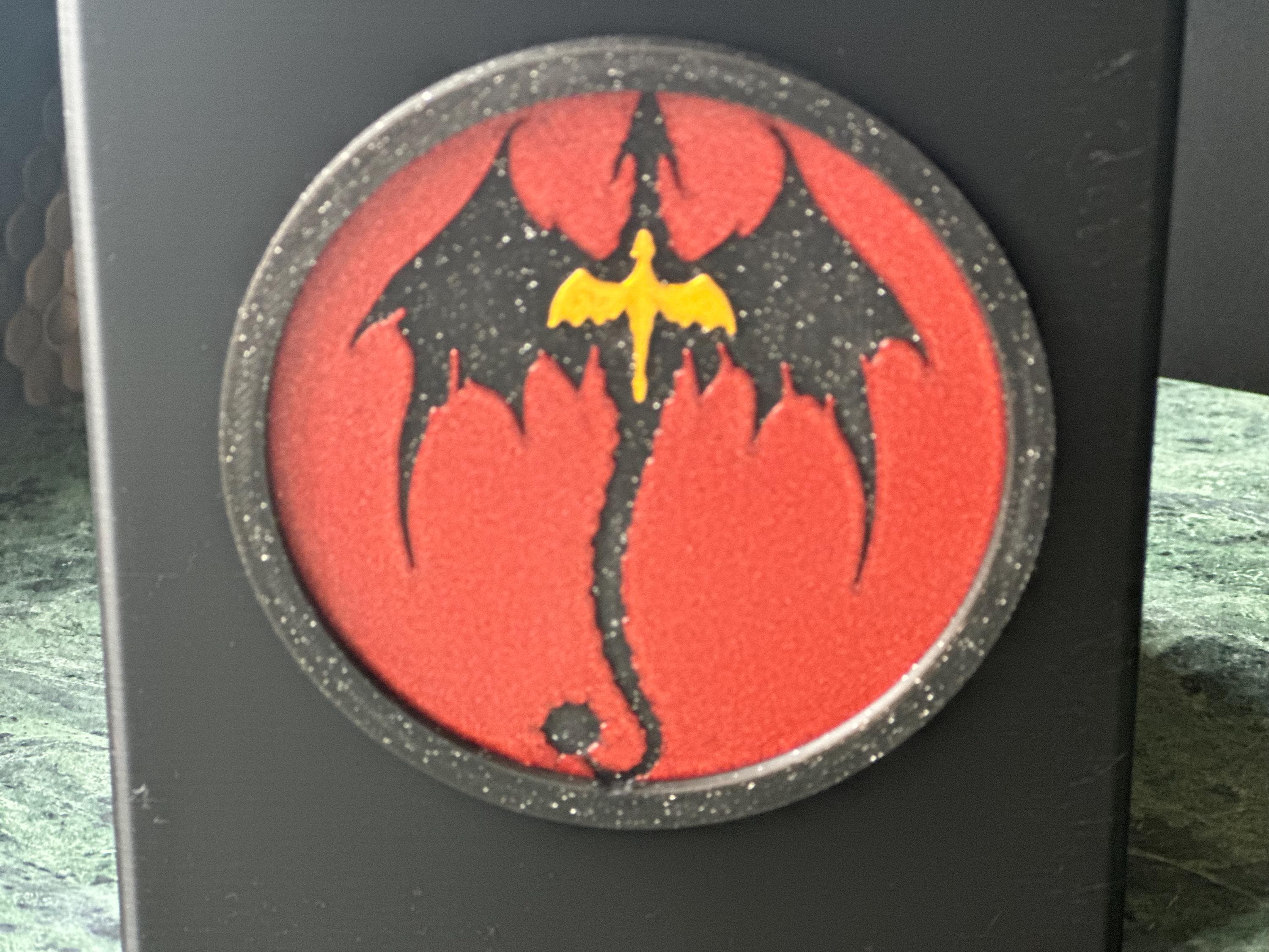 Fourth Wing Dragon Tissue Box Cover