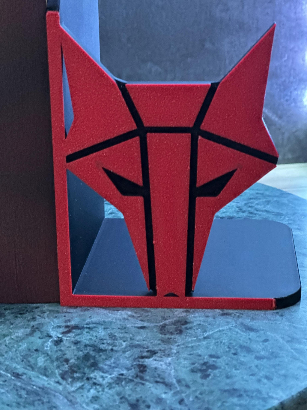 Red Rising Wolf Bookend